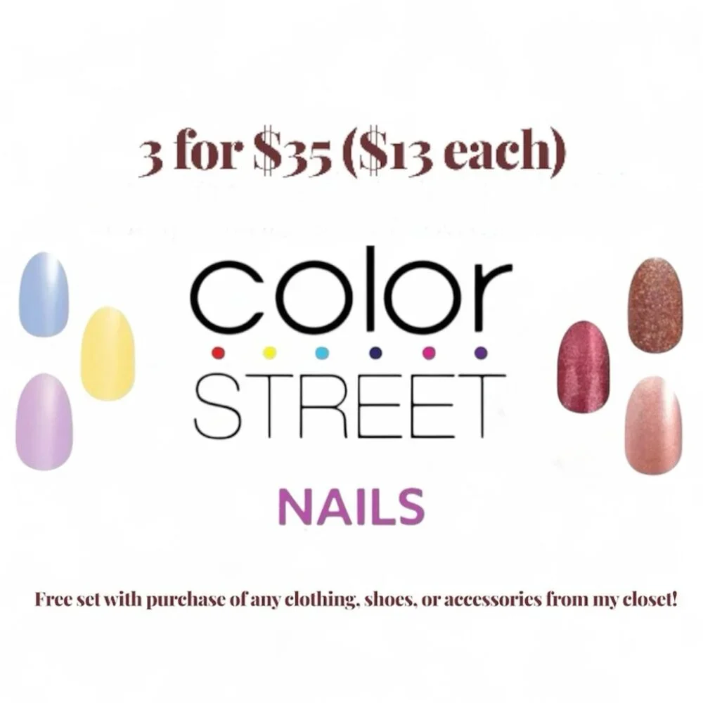3 FOR $35: COLOR STREET Nail Strips - Full Sale Ahead